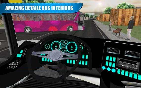 Luxury City Coach Bus Driving Simulator 2017 screenshot 3