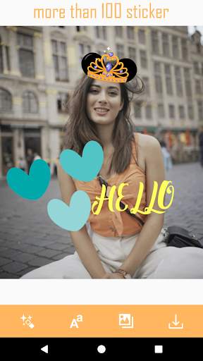 Minie Stickers Photo Editor स्क्रीनशॉट 2