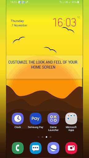 AMOLED Digital Clock Widget | S9/S10/S10 /Note10 screenshot 3