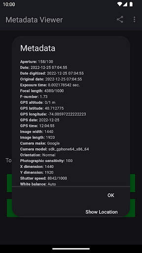 Photo Metadata Viewer screenshot 6