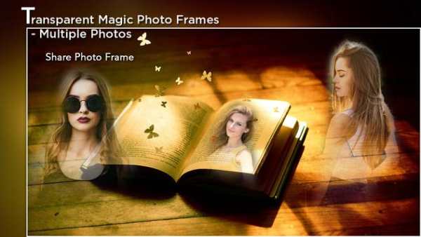Transparent Magic  Photo Frames - Multiple Photos screenshot 4
