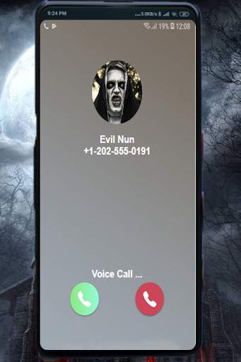 Scary Nun Fake Video Call-Nun game Simulation screenshot 4