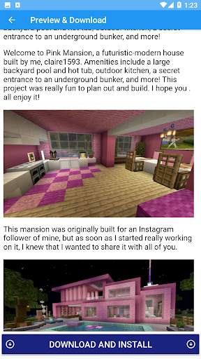 Pink House Mod For MCPE screenshot 4