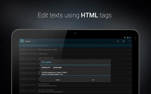 Subbr Free: Subtitle Editor screenshot 11