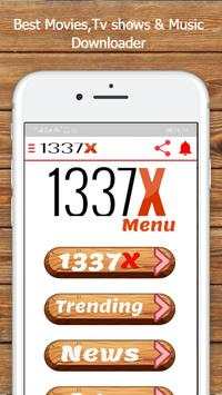 1337x - Free Movies, Tv Series & Music screenshot 1