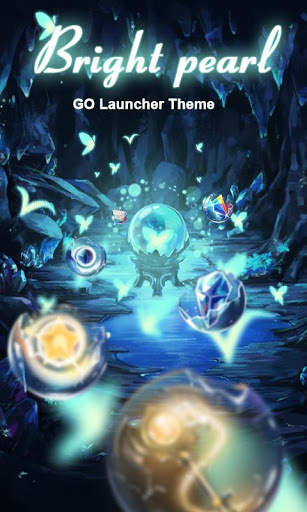 Bright Pearl GO Launcher Theme screenshot 1