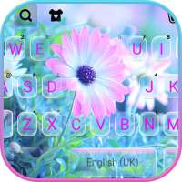 Soft Pink Flower Tastaturhintergrund