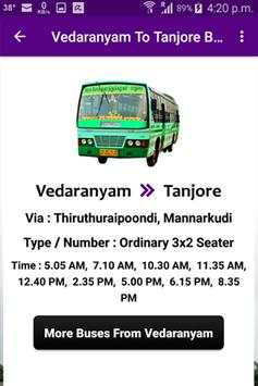 Vedaranyam Bus Info screenshot 3