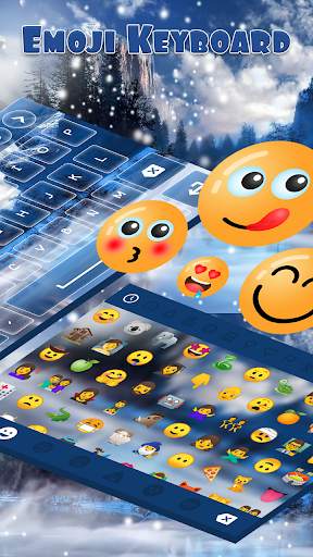 White Iceland Animated Keyboard screenshot 5