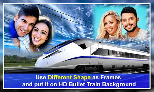 Bullet Train Dual Photo Frames screenshot 4