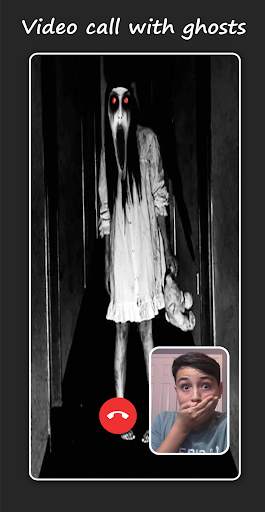 call from 📱 Ghost's video calls   talk simulator screenshot 1