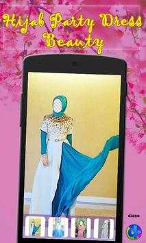 Hijab Party Dress Beauty screenshot 1