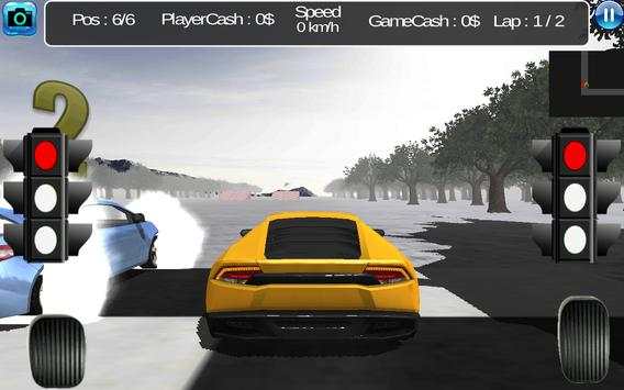 Snow Car Racing screenshot 1