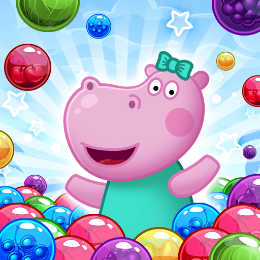 Hippo Bubble Pop Game icon