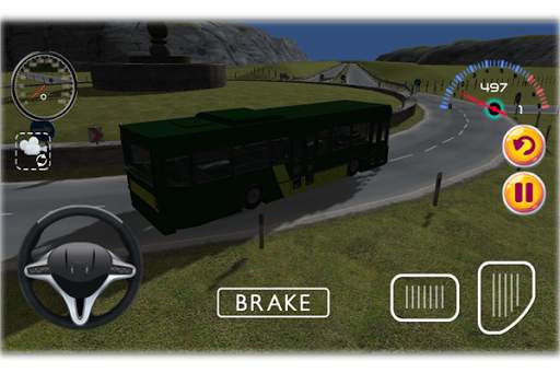 Bus Driving permainan 3D screenshot 2
