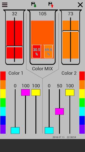 CMYK Mix Color scheme designer screenshot 8