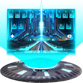 Zukünftige Raumschiff-Tastatur icon