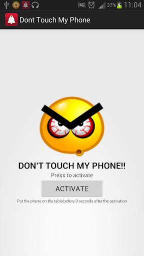 Don't touch my phone screenshot 1
