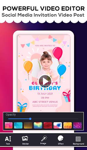 Invitation Video Maker- Video Ecards Invites Maker screenshot 6