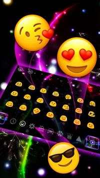 Colorful Neon Black Keyboard screenshot 3