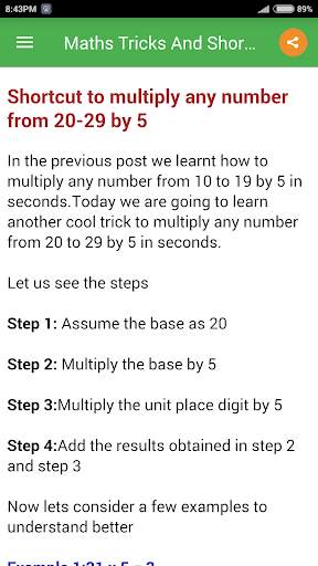 Maths Tricks And Shortcuts screenshot 4