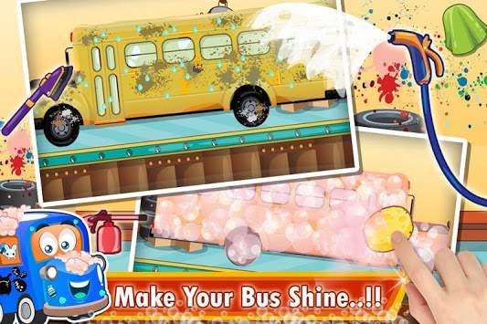 Kids School Bus Spa Simulator screenshot 2