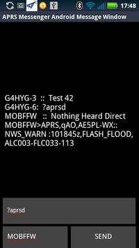 APRS Messenger Android screenshot 2