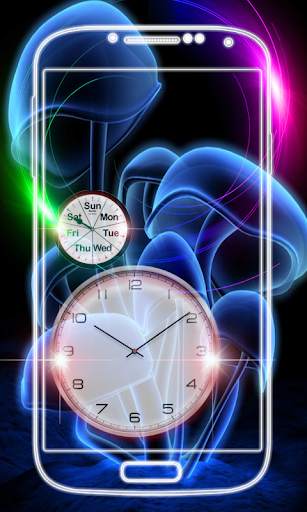 3D Mushroom Clock Live Wallpaper screenshot 7