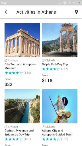 Athens Travel Guide in English with map screenshot 4