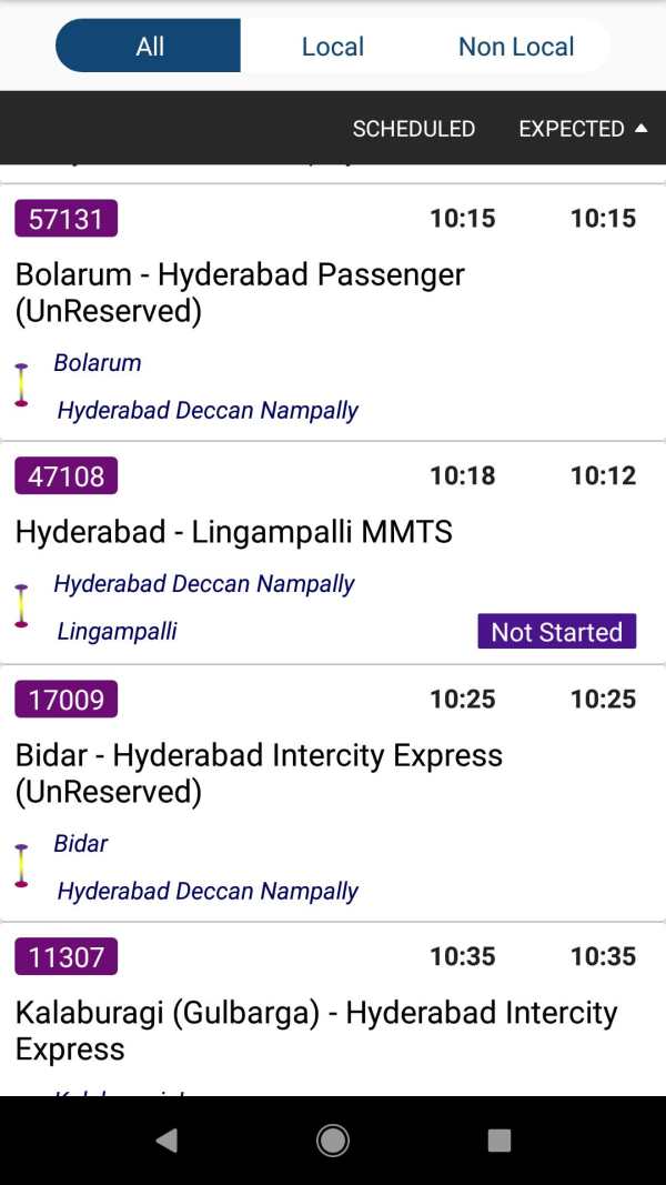 Hyderabad Trains screenshot 7