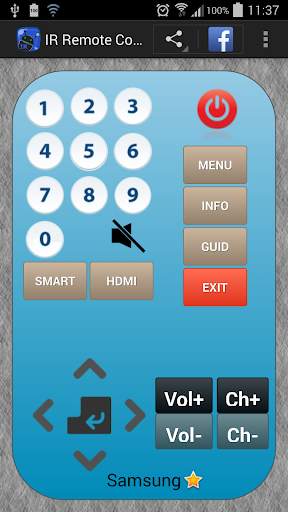 IR Remote Control screenshot 1