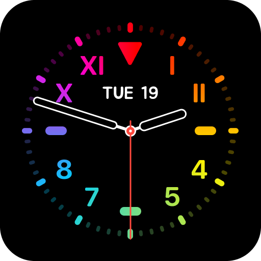 Kclock: Clock Live Wallpaper iOS 14 - Watch OS 7 أيقونة