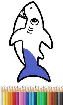 Coloring Baby Shark For kids screenshot 1