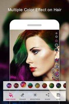 Hair Color Changer 3 تصوير الشاشة
