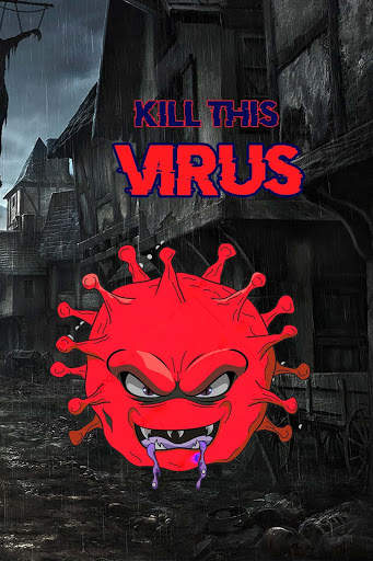 Kill This Virus -  Fun Game Shoot them with Knife screenshot 1