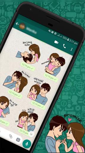 Sinhala Stickers Pack for Whatsapp (WAStickerApps) screenshot 2