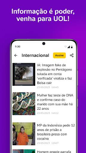 UOL: Notícias de política e   screenshot 2