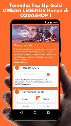 Codashop - Top Up Games & Cara Bayar Coda Shop screenshot 6