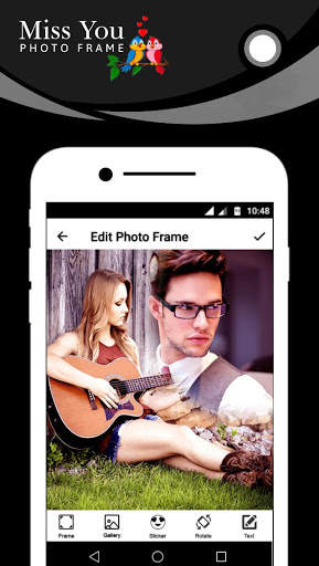 Miss You Photo Frame New screenshot 2