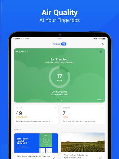 Air Quality & Pollen - AirCare screenshot 9