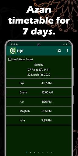 Hijri - Islamic Widget & Salat time screenshot 3