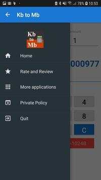 Kb to Mb Converter screenshot 5