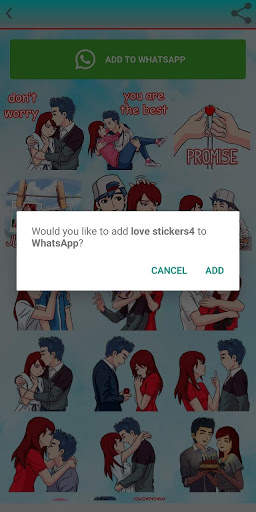 Love story stickers for whatsapp -alyelkilany apps screenshot 2