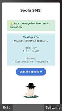 Soofa Spoof SMS скриншот 2