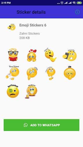 Emoji Stickers For WhAtsapp : WAStickerSapp screenshot 4