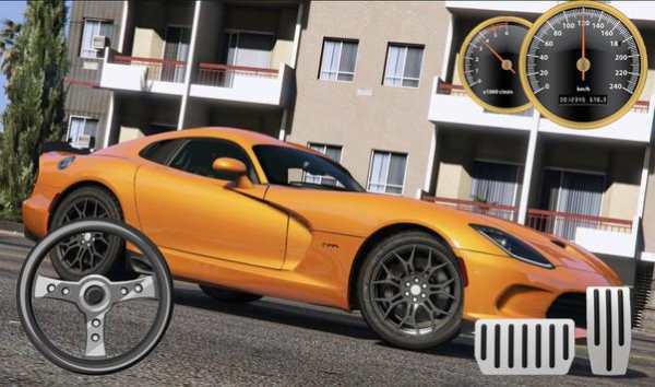 Parking Dodge Viper City Drive screenshot 3