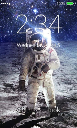 Astronaut Lock Screen screenshot 5