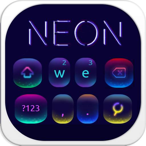 Fluorescent neon Keyboard 10001005
