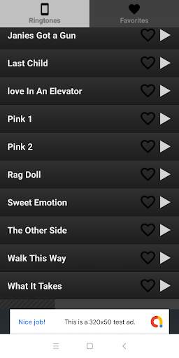 Aerosmith ringtones free screenshot 4