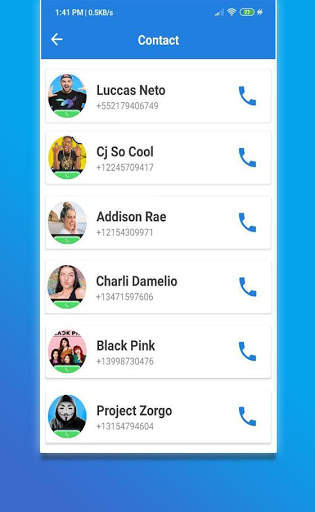 Fake 📱 Chat   video call (Simulation) screenshot 5